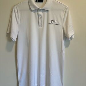 J.Lindeberg Men's White Polo Shirt